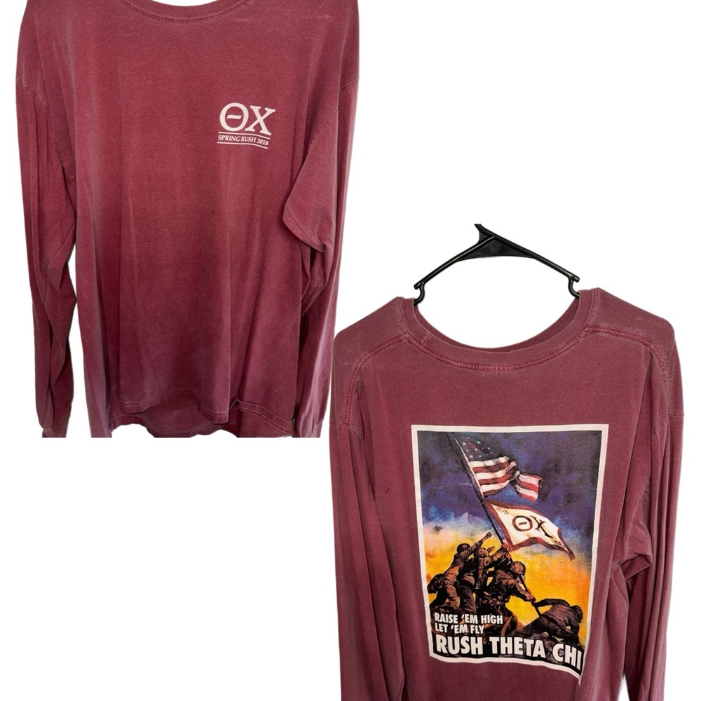 Theta Chi “Spring Rush 2018” Comfort Colors Long Sleeve